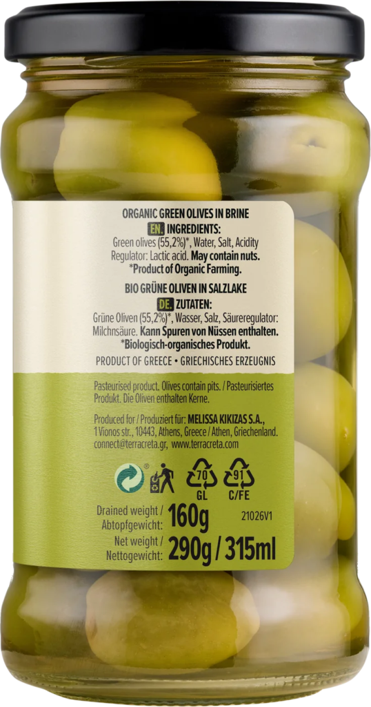 Olives vertes Bio — Côté B