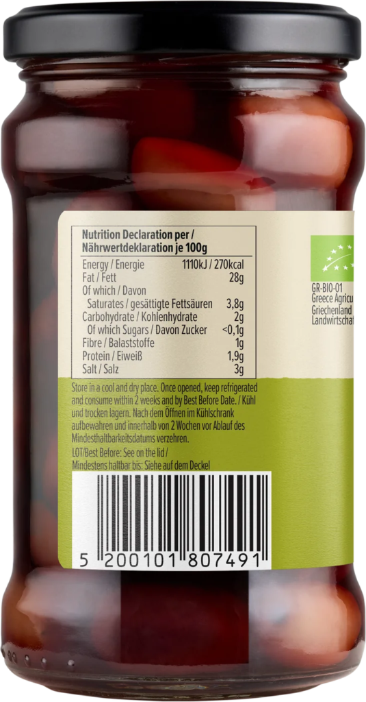 Olives Kalamon Bio — Côté A