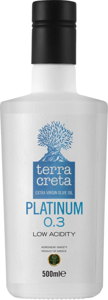 Huile d’olive vierge extra Platinum 0,3 — Face